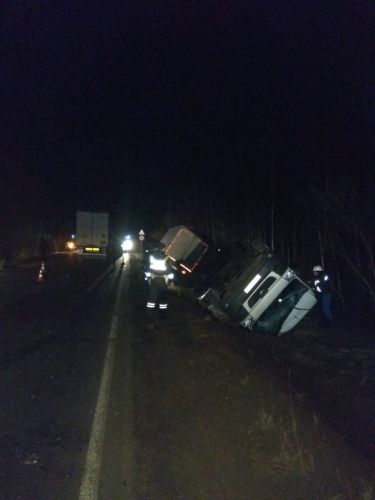 Под Ухтой произошел наезд на стоящий на обочине автобус